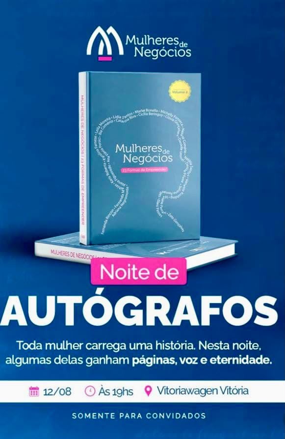 Lançamento 2ª edição do livro “Mulheres de Negócios”